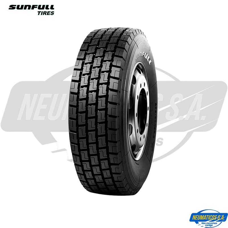 NEU. 295/80R22.5 SUNFULL HF668 18PR TRACCION CARRET